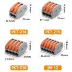 pct push in quick wire connector specification