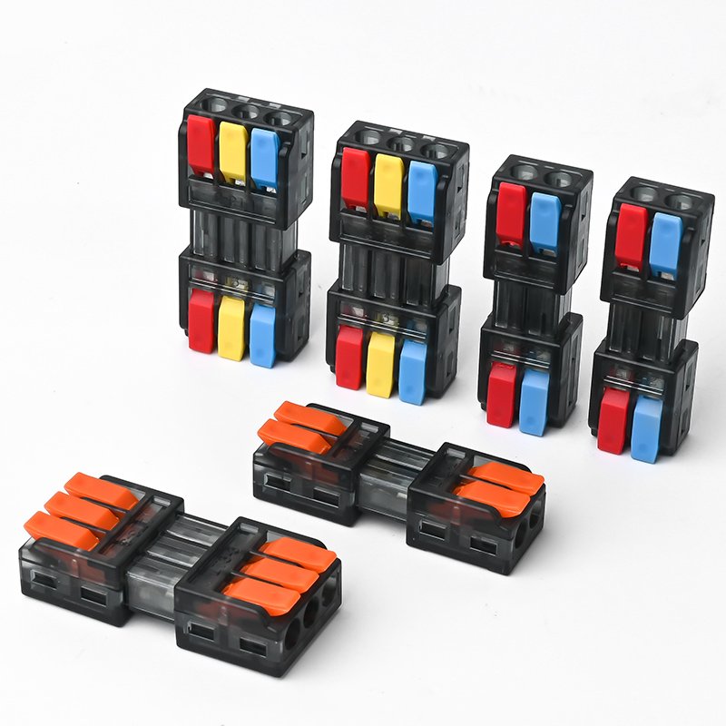 quick plug and pull wire connector detail
